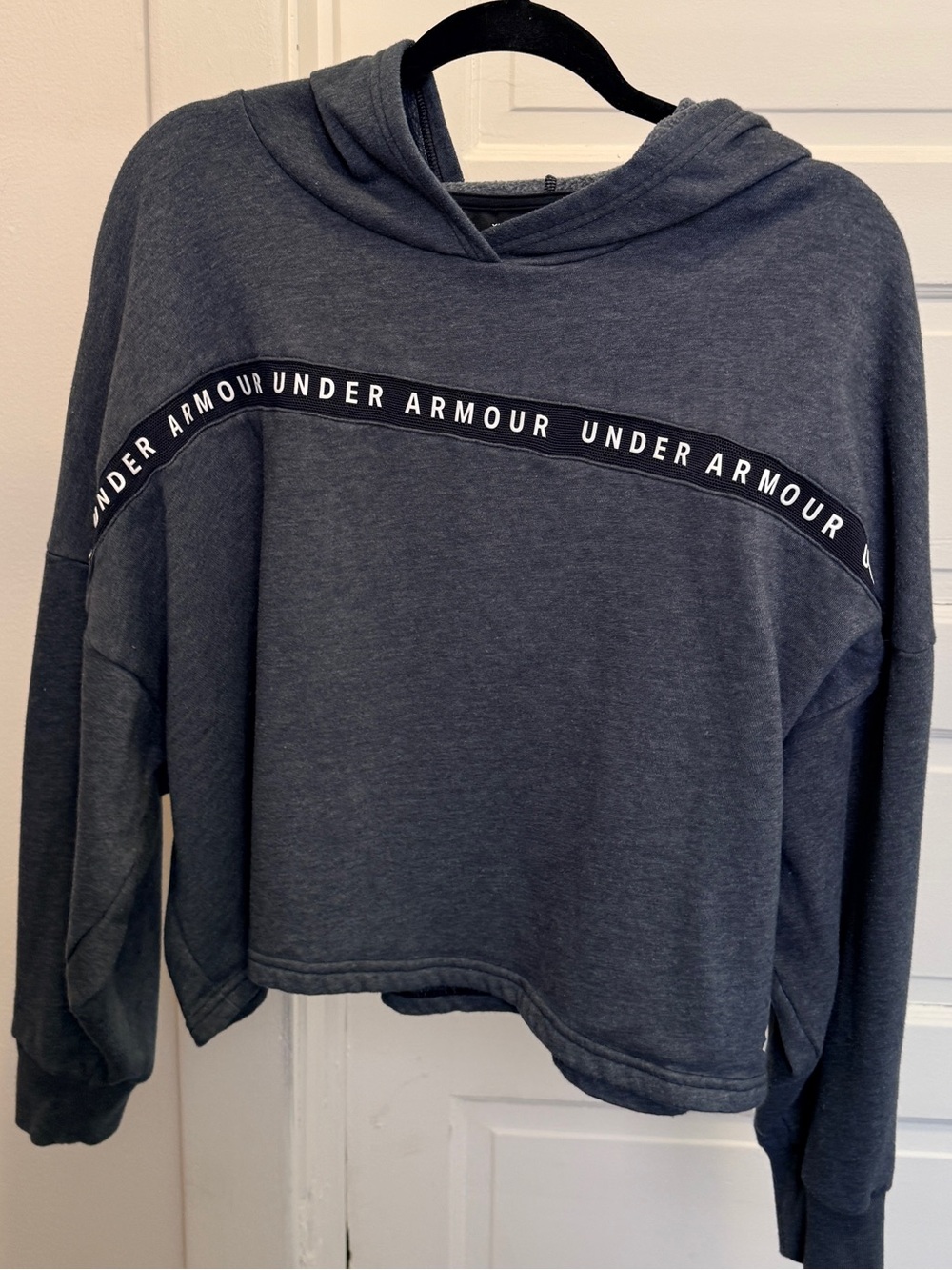Under Armour Heather Charcoal Fleece Hoodie